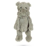 Beeztees Hundespielzeug PlüSch Nilpferd Quin Grau 40X20X13 Cm Kuschelspielzeug