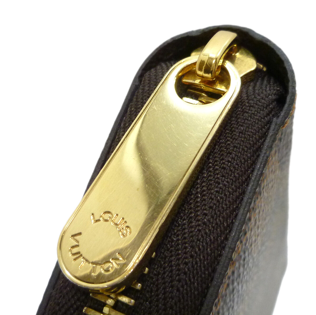 Auth LOUIS VUITTON Zippy Wallet Round Fastener N60015 Damier Auth LOUIS VUITTON Zippy Wallet Round Fastener N60015 Damier