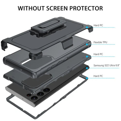 For Samsung Galaxy S25 Ultra 6.9" Case + Screen Protector Belt Clip Fit Otterbox - Picture 4 of 20