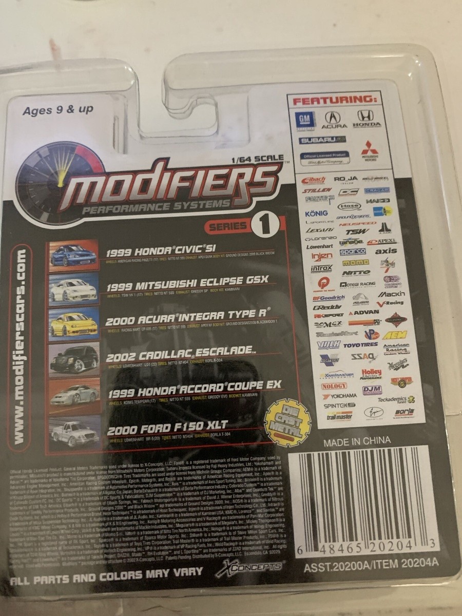 X Concepts Modifiers 1999 Honda Accord Coupe Ex Series 1 SUPER