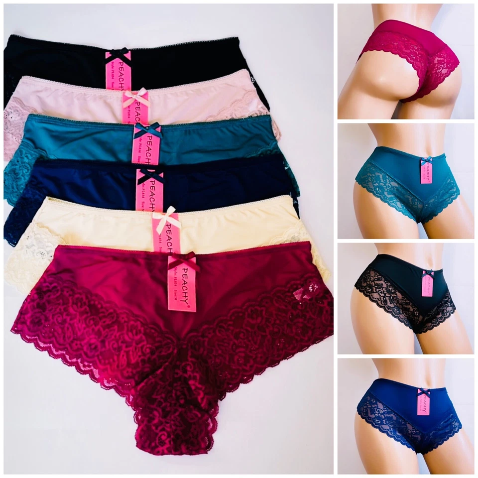 Lote de 6/12 pantalones cortos boxer lencería bragas ropa interior S-4XL Foto 2 de 4