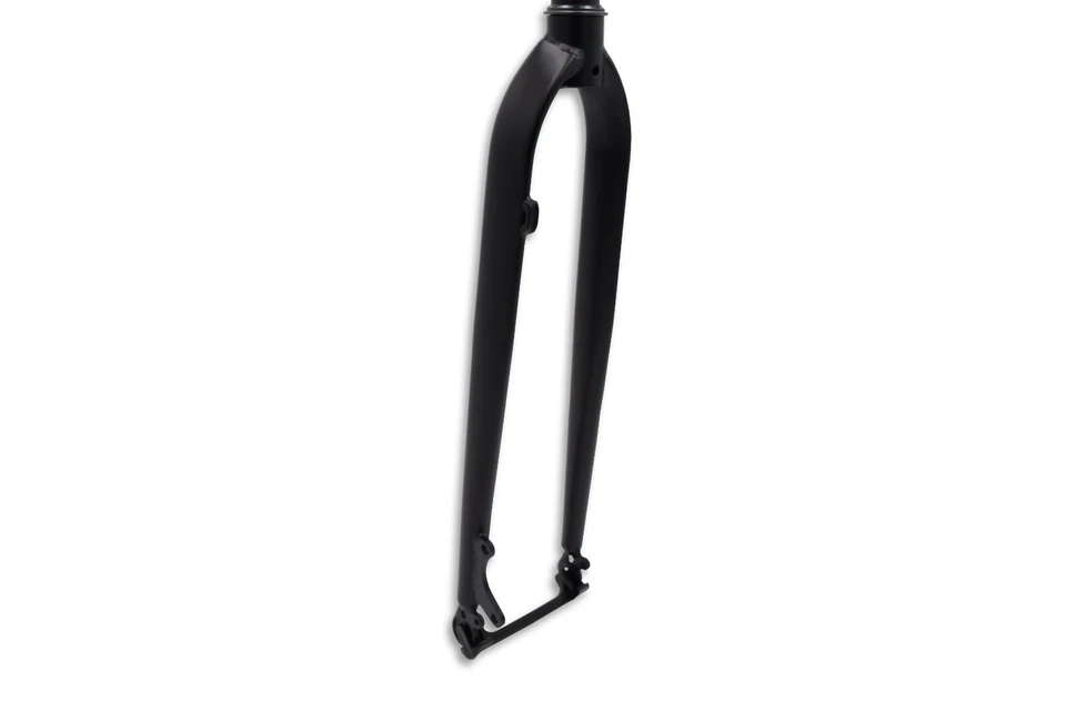 Bicycle Fork Rigid 700c Threadless Chromoly Matte Black - Image 2 of 4