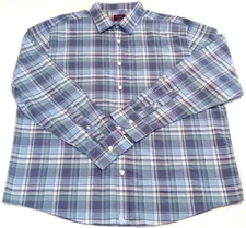 UNTUCKit Rombauer Men's 2XL Shirt 35563 Plaid 100% Cotton Long Sleeve Multicolor