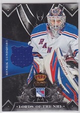 2012 12-13 Crown Royale Lords of the NHL Materials #19 Henrik Lundqvist SP
