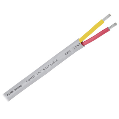 Pacer 14/2 AWG Round Safety Duplex Cable - Red/Yellow - 100 [WR14/2RYW-100] main image 0
