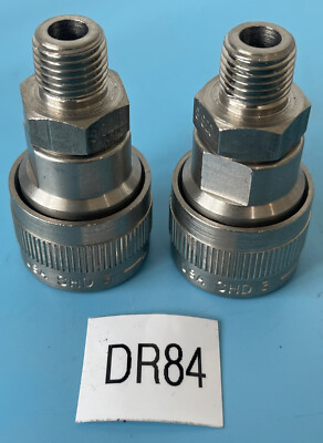 (2) NEW-McMaster 5606T11 Hose Coupling Socket Body 1/4  Male NPT || Warranty!