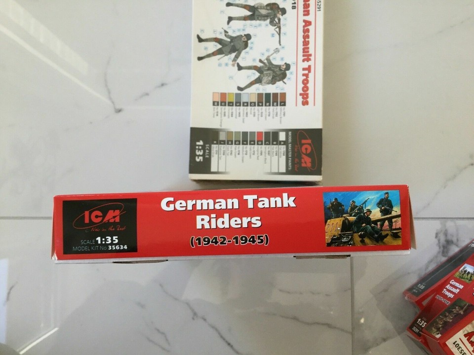 ICM Models German Tank Riders 1942-1945 Plastic Model Kit - 1/35 Scale - View #10