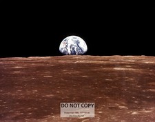 11X14 NASA PHOTO - VIEW OF THE EARTH OVER LUNAR HORIZON FROM APOLLO 11 EP-047