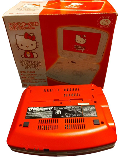 Hello Kitty portable DVD player junk from Japan Difficult to obtain 202304P