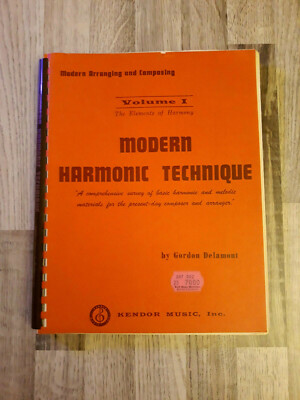 MODERN HARMONIC TECHNIQUE-Volume I-The Elements of Harmony-by Gordon Delamont