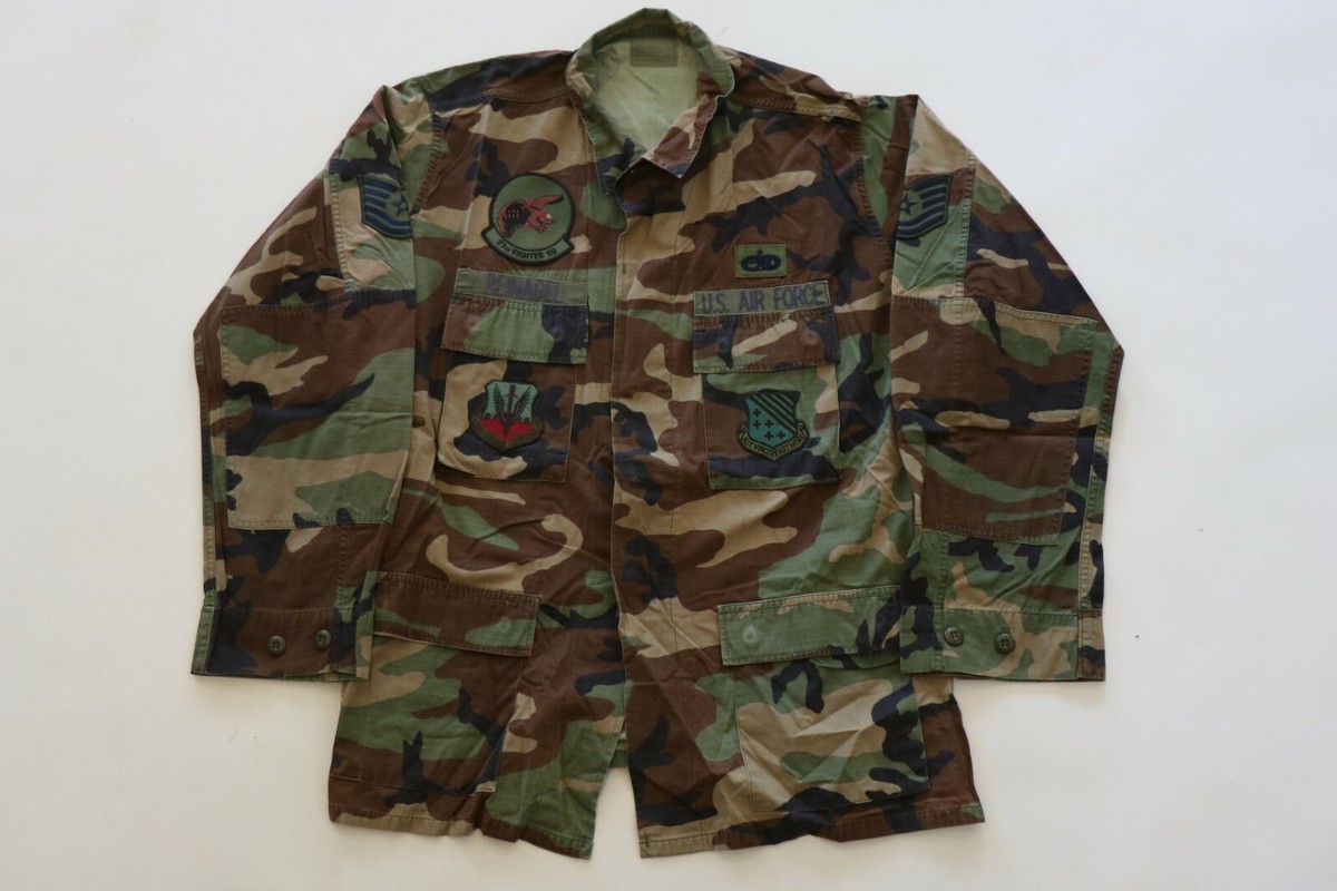 Original US Air Force BDU Jacket Shirt Operation Iraqi Freedom 27th Fighter Sq Original US Air Force BDU Jacket Shirt Operation Iraqi Freedom 27th Fighter Sq