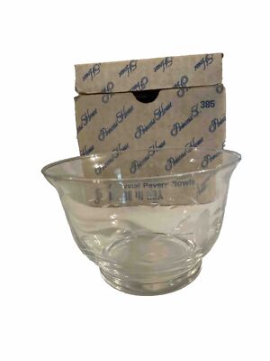 Princess House Heritage Revere Bowl (s)  Footed Flair Rim 5 '' Tall