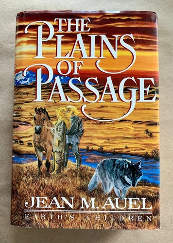 The Plains of Passage by Jean M. Auel First 1st Edition Vintage Hardcover 1991