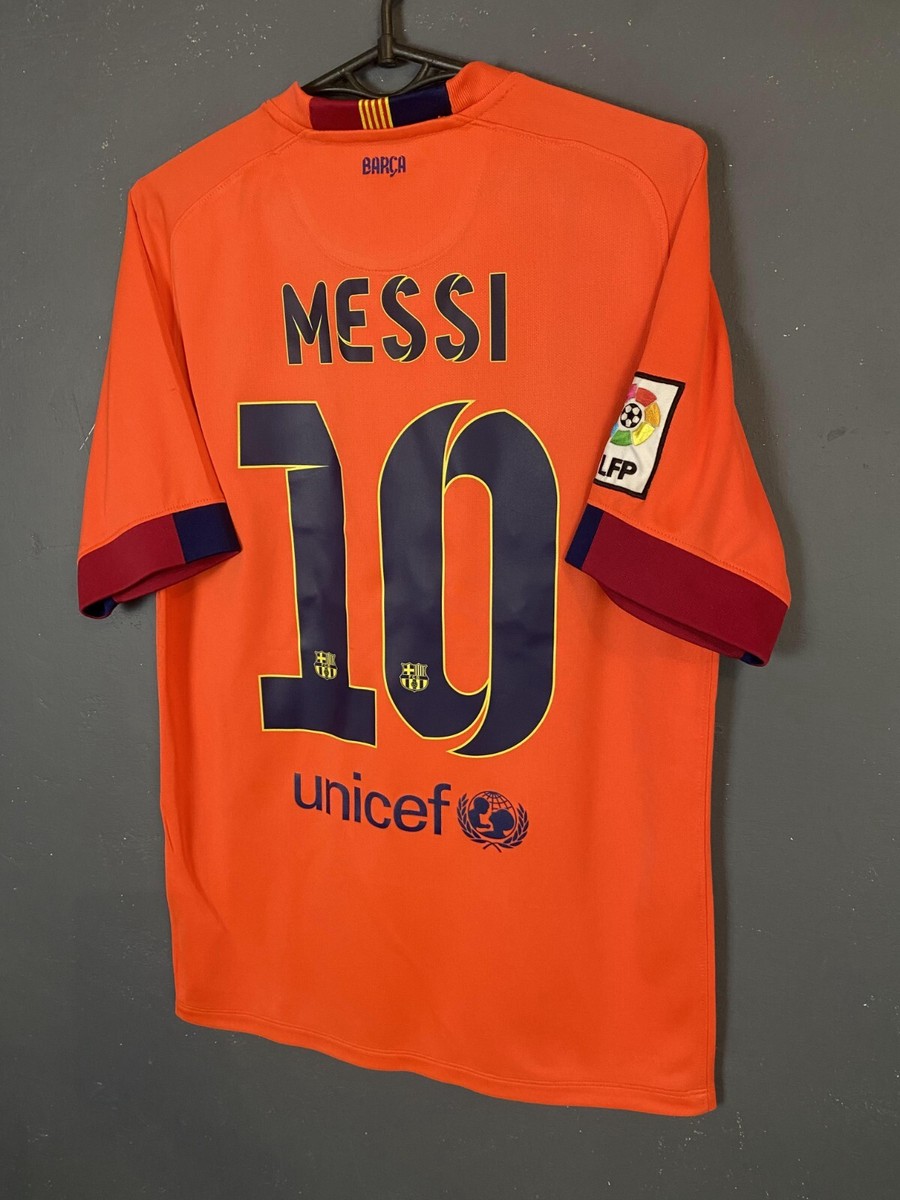 MEN MESSI #10 FC BARCELONA 2014/2015 FOOTBALL SOCCER SHIRT