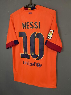 MEN MESSI #10 FC BARCELONA 2014/2015 FOOTBALL SOCCER SHIRT JERSEY