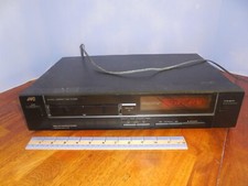 JVC XL-V112BK Dual D/A Converter System, Powers up/Opens - Untested