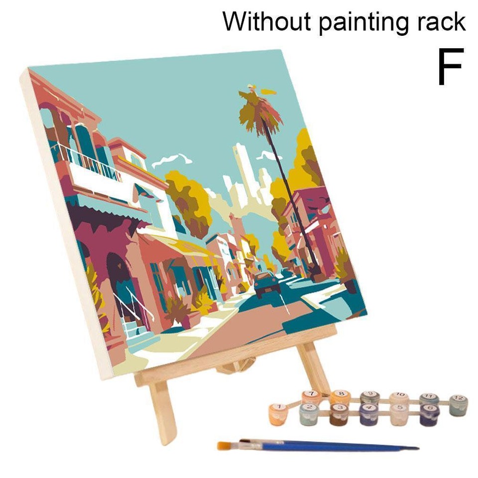 DIY Paint By Number Kit Digital Oil Painting Acrylic Home Scener ηх Art O3D1 eBay