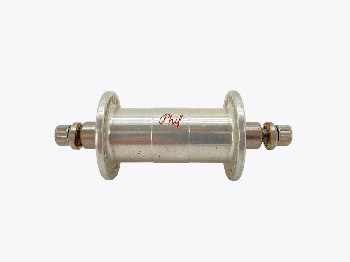 Jeu De Moyeux Phil Wood Haute Bride 32 Trous Fix/fix, 100/120mm, Cuivre Anodisé - NOS