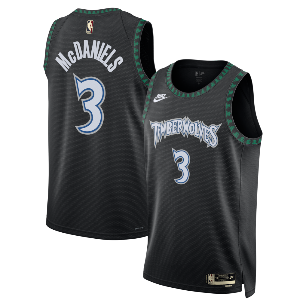 Minnesota Timberwolves Jaden McDaniels Nike NBA Swingman Jersey