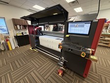 EFI UV FLATBED PRINTER AND GERBER M3000 Turbo Digital Cutter