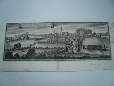 Dachau anno1701, Kupferstich, Michael Wening, Ansicht: 120 x 345 mm.,