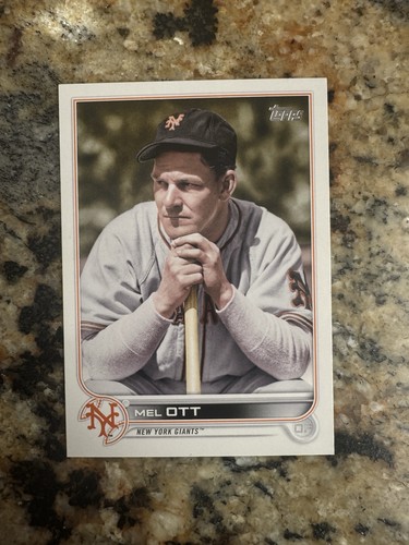 2022 Topps Update #US144 MEL OTT Short Print SP New York Giants HOF