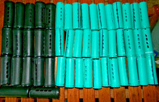 Professional Ex-Large and Jumbo Perm Rods-50 Pcs Black Green-Used Once-FreeShip