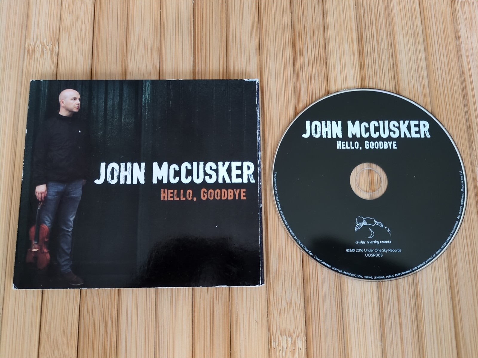 Hello, Goodbye by John McCusker CD Album 2016 In Very Good Condition