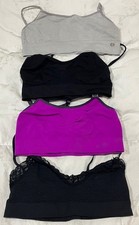 Lot Of 4 Sports/Training Bras For Girls - S/M