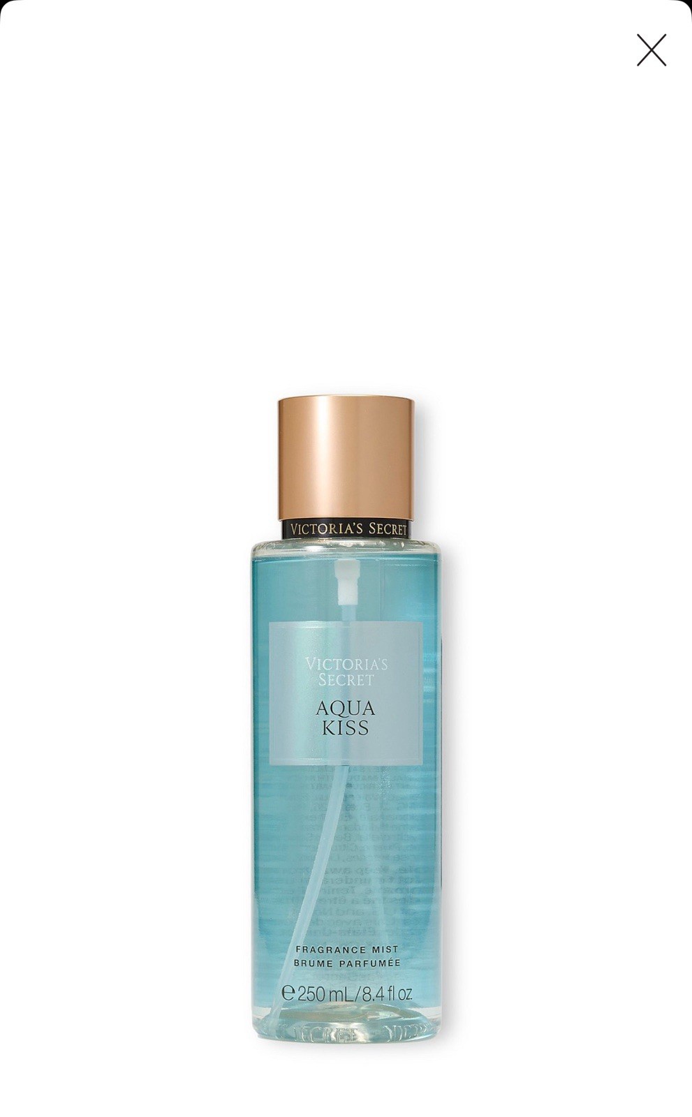 Victoria's Secret Aqua Kiss Fragrance Mist 250mL Water Lily 