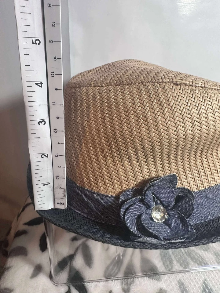 The Children’s Place Straw Hat S/M (4–7 Years) – Kids Summer Beach Sun Hat - Image 3 of 4