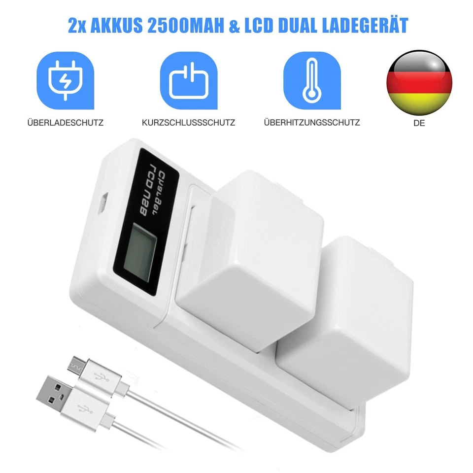 CREABEST 2stk A-1 A-1B Akku & Ladegerät Für Netgear Arlo Pro 2 VMA4400 Sicherheits-Kamera