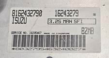 1997 Isuzu Rodeo Ecm Ecu 8162432790 Federal Canada Oem 32l 4x4 Mt G2u 1997 Isuzu Rodeo Ecm Ecu 8162432790 Federal Canada Oem 32l 4x4 Mt G2u