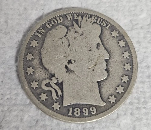 1899 Barber Half Dollar - Silver