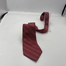 Vineyard Vines Red Geometric 100 Silk Tie Made In USA Shep Ian Mens Necktie