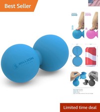 Portable Rubber Massage Ball - Perfect for Deep Muscle Relaxation, 5x2.5 inches