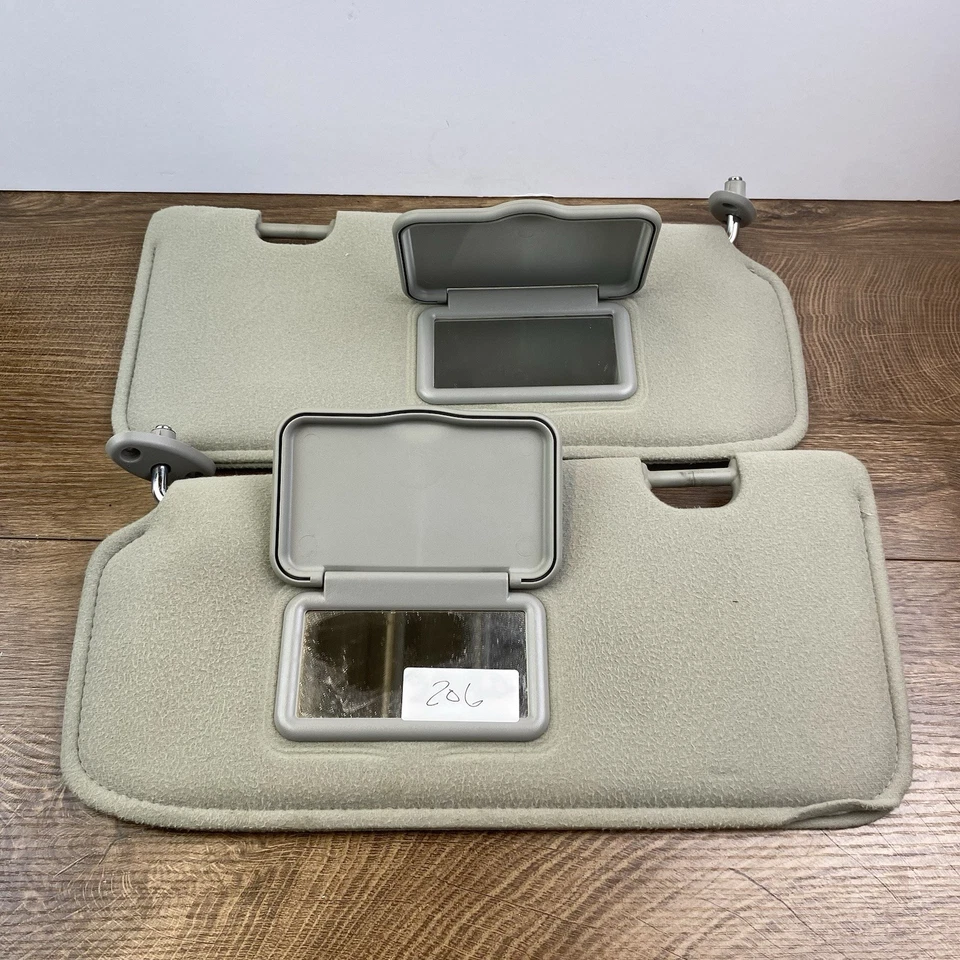 Par de parasol gris para conductor y pasajero Ford Escape Mazda Tribute 2001-2007 Foto 3 de 4