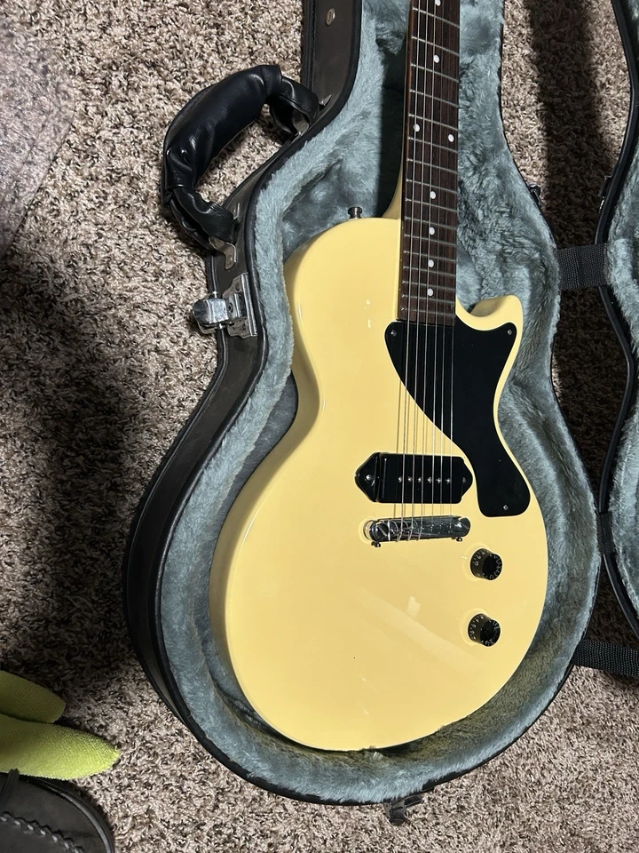 TV Epiphone Les Paul Junior 57 reedición amarilla - Como nueva Foto 2 de 4