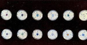 Canada - 2020 $5 - 12 Birthstones with Swarovski Crystals Coins Set w Deluxe Box