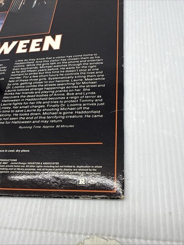 HALLOWEEN LASERDISC - Donald Pleasence, John Carpenter, Jamie Lee Curtis - RARE - Afbeelding 7 van 12