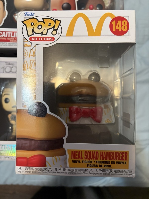 Funko Pop! Ad Icons McDonald's - Meal Squad Hamburger #148 MIB
