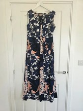 BNWT Per Una Maxi Dress UK16 Floral Scarf Detail Occasion Dress