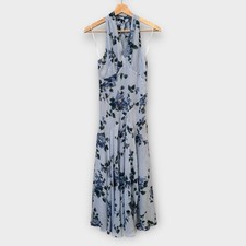 Reformation Briony V-Neck Drop-Waist Midi Dress Size 6