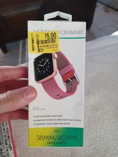 Pink Woven Nylon Band for 38MM/40MM for Apple Watch NIP
