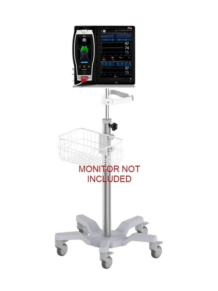 EASTSHORE Rolling Roll stand for Masimo Root Patient monitor new (big wheel )