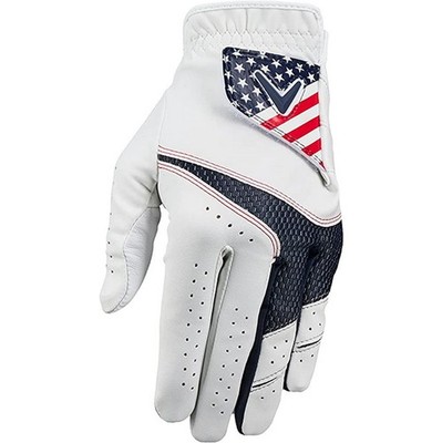 NEW Callaway Weather Spann USA Edition Golf Glove Men's Cadet Medium (CM)