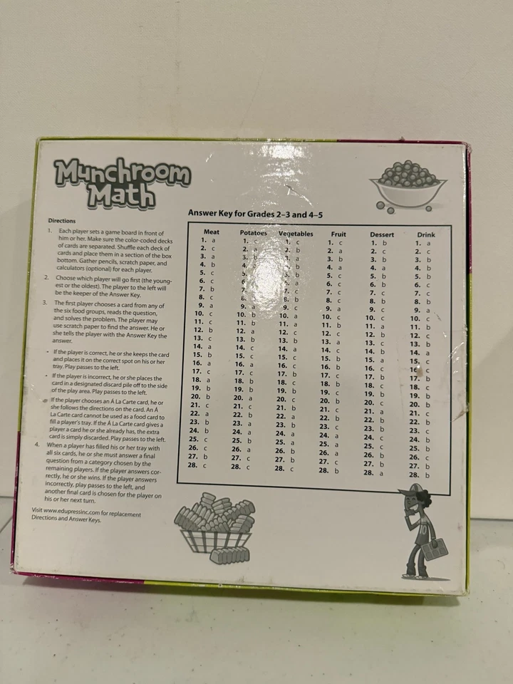 MUNCHROOM MATH Learning Well Games for Grades 4-5 - Image 4 of 4
