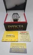 Invicta Aviator 1753 Men's GMT Watch, In Original Box w/ Manual & New Battery