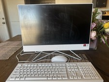 HP All-in-One 22-dd0xxx Desktop AMD Athlon Silver 3050U 4GB Radeon Win11 White