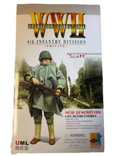 Dragón Segunda Guerra Mundial Operación Cobra 1944 4ta División de Infantería Privado Scott 12” Nuevo en Caja